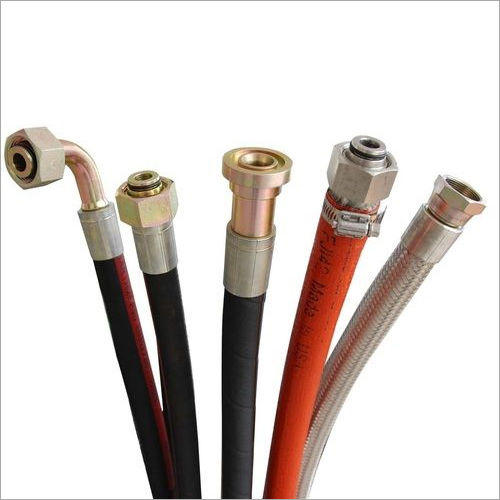 High Pressure Hoses - Reinforced Rubber, 1/2 inch Diameter , Durable Weather-Resistant Design