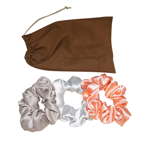 Scrunchies made in Pure Mulberry Silk