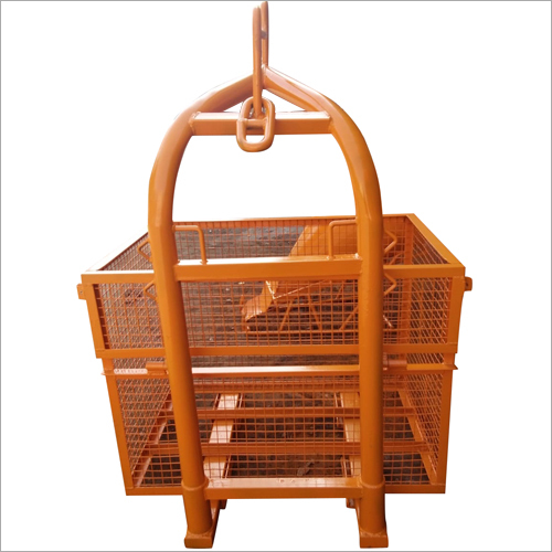 Orange Ms Storage Forklifts Cage