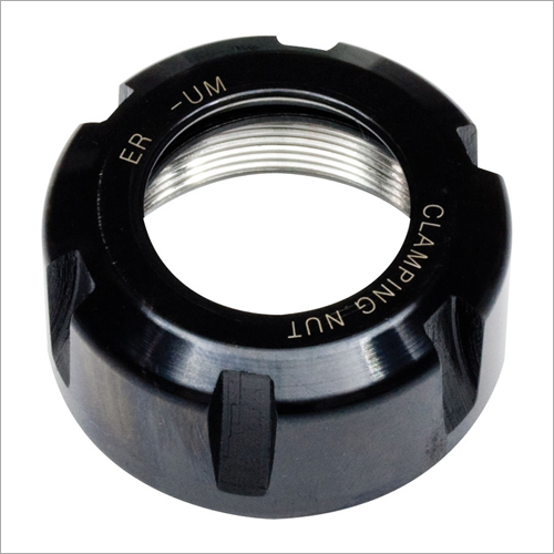 CNC Clamping Nuts - Metal Round Design Sturdy Finish for Industrial CNC Applications