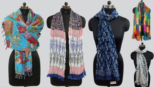 Multi Mix Pirnted Scarves