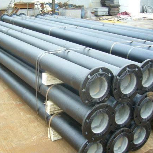 Ductile Iron Double Flange Pipe - Color: Black