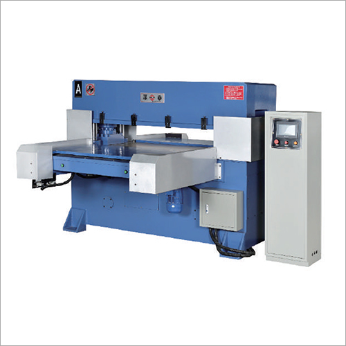 Precision Double And Single Side Automatic Feeding Four Column Oil Press Cutting Machine