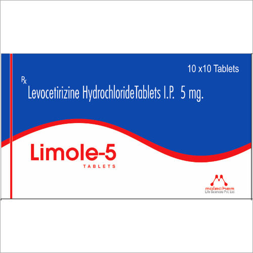5 mg Levocetirizine Hydrochloride I.P. Tablets