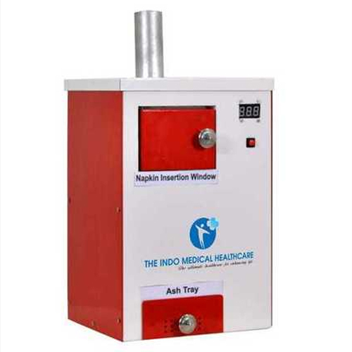 Electrical, Wall-Mounted Face Mask And Sanitary Napkin Incinerator