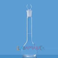 Flask Volumetric (Measuring) with interchangeable Glass & PP Stopper,