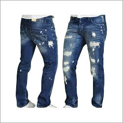 Blue And Also Available In Multicolor Mens Ripped Jeans