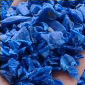 Blue Hdpe Waste Flakes