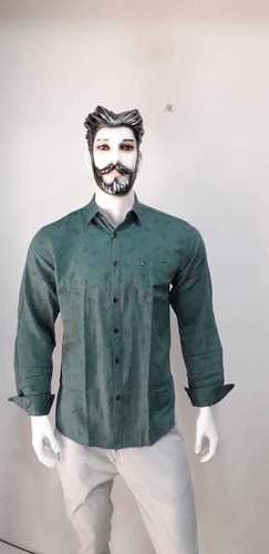 Green Printed Shirt Age Group: 18+