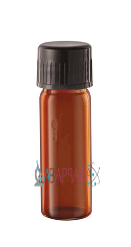 Tubes, Media, Flat Bottom, with Amber Colour Culture Screw Cap and PTFE liner.