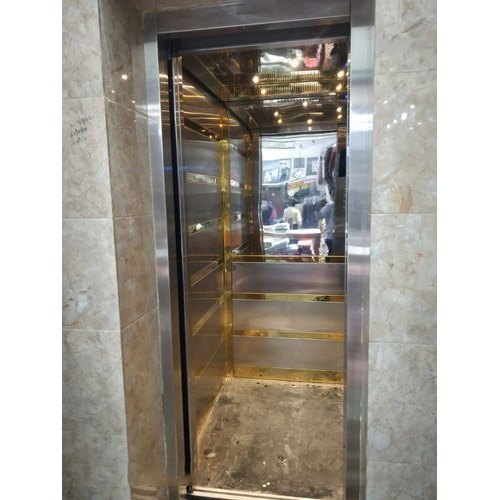 6 Persons Stainless Steel Residential Elevator By TREZOR ELEVATORS PVT. LTD.