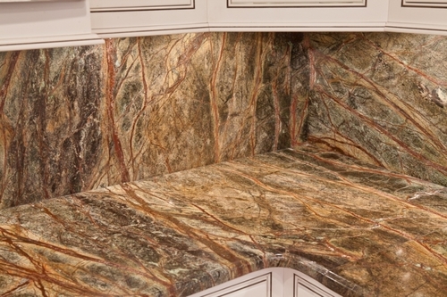 Rainforest Brown Marble Slabs and Tiles