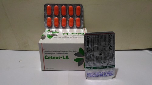 Levocetirizine HCL 2.5mg, ParacEtamol 325gm,Phenylephrine HCL 10mg