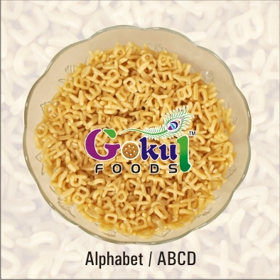 Alfabet Fryums - Wheat Flour, 20 kg & 30 kg Bags | Low Calorie, Hygienically Made, Salty Taste, 6 to 9 Months Shelf Life