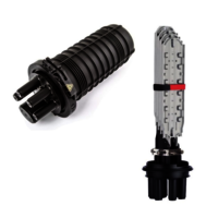 Fiber Optic Joint Enclosure - Aluminum, 2 To 576 Fiber Capacity, Black And Silver Pvc Jacket | Ip68 Water Light Protection, Uv Resistant, Rugged Design