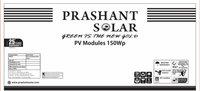 150WATT 12V Solar Panel