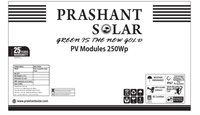 250WATT 24V Solar Panel
