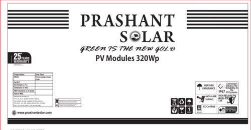 320 WATTS 24V Solar Panel 320 WATTS 24V Solar Panel
