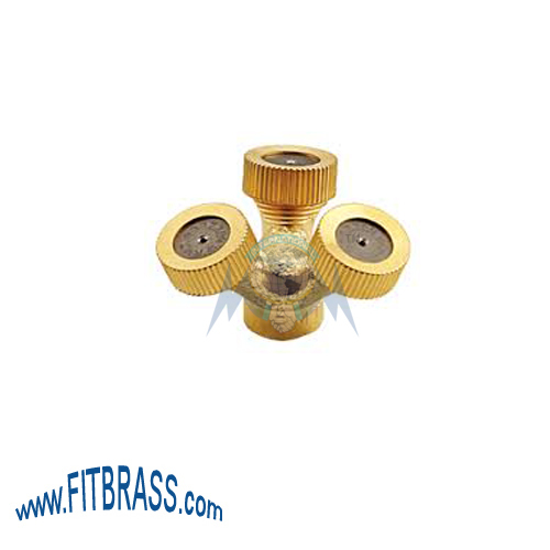 Brass Three Way Nozzle