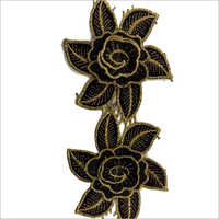 Lace Black Cotton Lace Length: Customize  Meter (m)