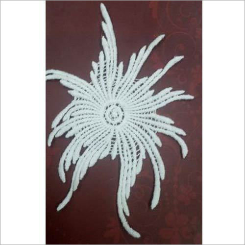 White Butta Cotton Patch Lace