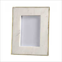 Marble Inlay Photo Frame - High Grade White Marble, Customized Size & Design | Smooth Finish, Scratch Resistant, Easy Photo Insertion