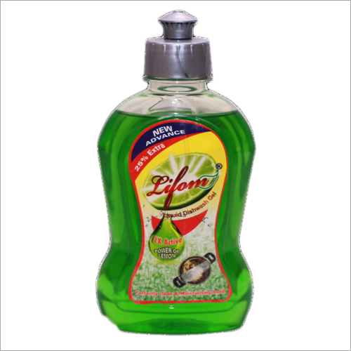 Liquid Dishwash Gel - 200ml & 500ml Sizes | Green Color Gentle on Skin Ideal for Manual Washing in Offices Restaurants & Homes