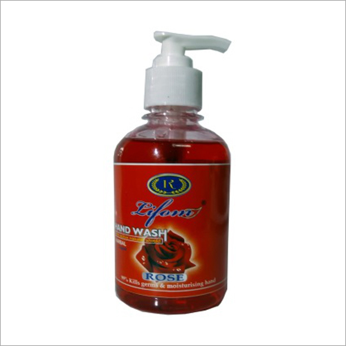Rose Fragrance Hand Wash - Natural Ingredients, 18 to 24 Months Shelf Life | Impeccable Quality, Unique Rose Petal Essence, Impurity-Free Packaging
