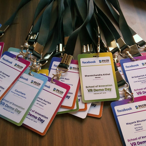 Events Card With Lanyard