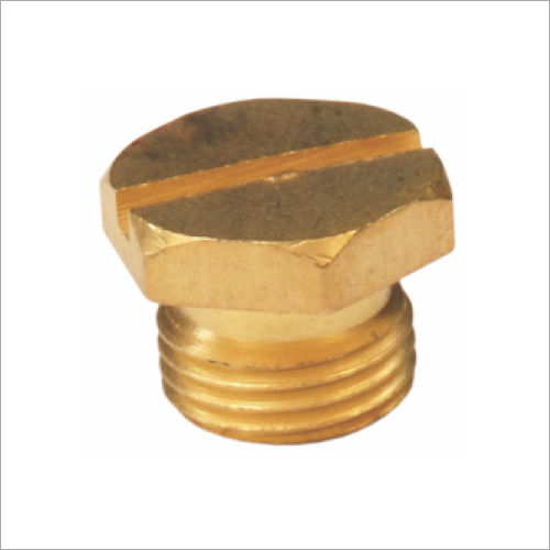 1/8 Brass Hex Plug