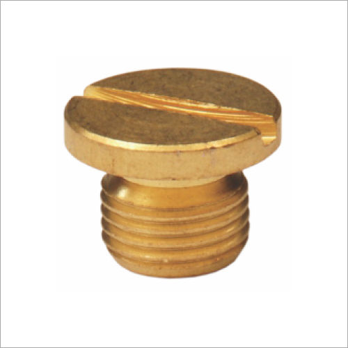 1/8 Brass Round Plug