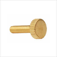 Brass Knurling Bolt - Free Cutting Is 319 Type (i), Iso Metric Threads | Polished Finish, Durable, Customizable Plating Options