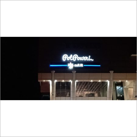 Acrylic letter with light