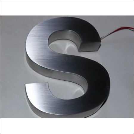 Stainless Steel 3D Letters Application: Outdoor