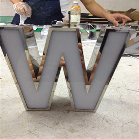 Acrylic Channel Letters Application: Outdoor