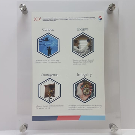 Acrylic Sign Application: Outdoor