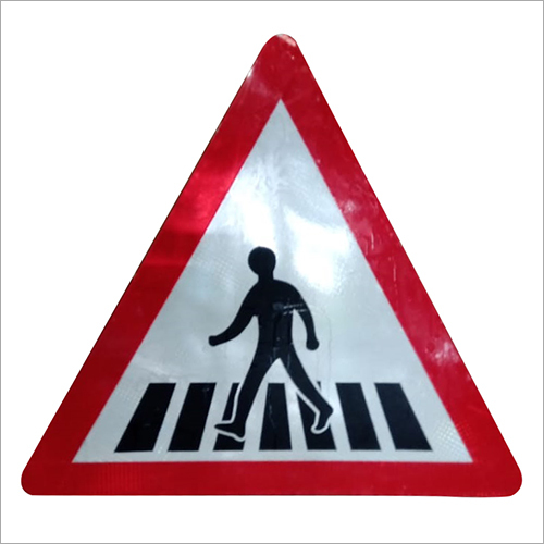 Road Zebra Crossing Sign Board By SIGNAGE INDIA