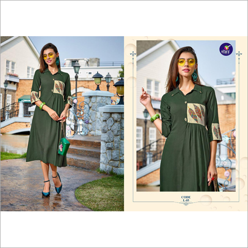 Available In Multicolored Ladies Long Kurti