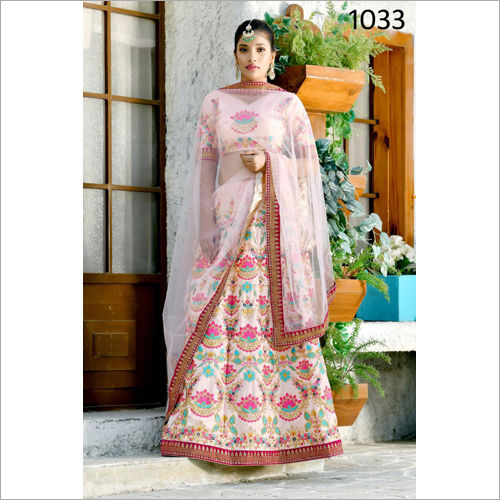 Ethnic Lehenga Choli Decoration Material: Lace