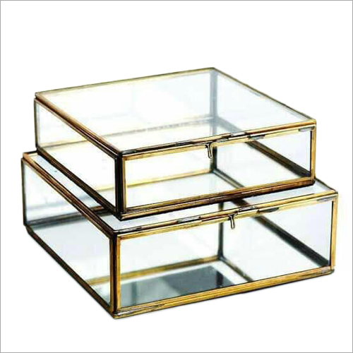 Transparent Metal Glass Box
