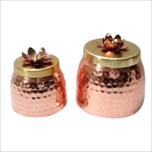 Copper Small Jar Design: Modern