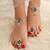 Ladies Sterling Silver Leg Ring Size: Customize