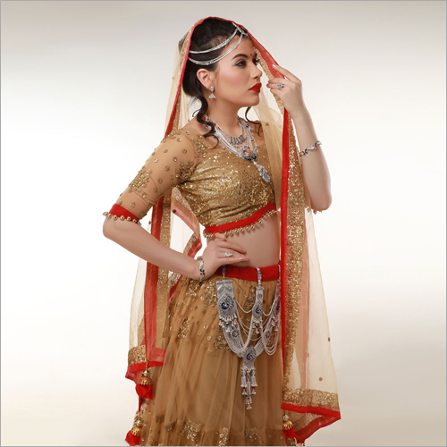 Ladies Belly Silver Kandora