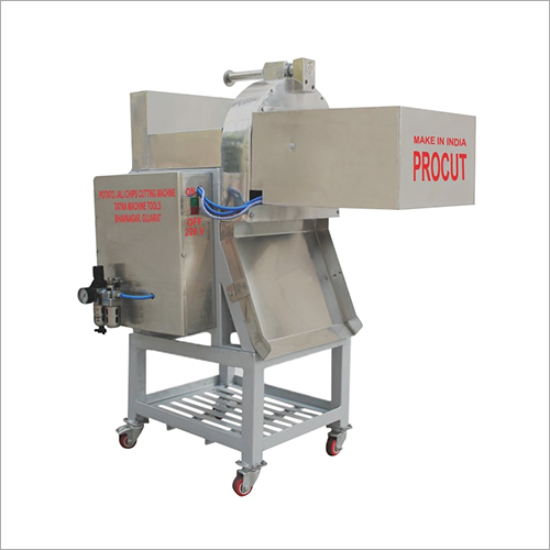 Fully Automatic Potato Jali Chips Cutting Machine
