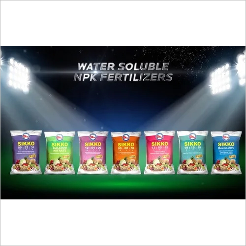 Water soluble NPK Fertilizers By SIKKO INDUSTRIES LTD.