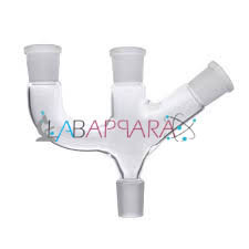 Multiple Adapters With Three Necks Two Parallel And One At 45a A