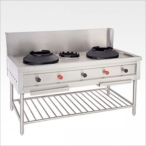 Manual Stainless Steel Chinese Cooking Range