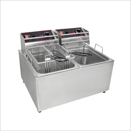 Manual Stainless Steel Double Deep Fat Fryer