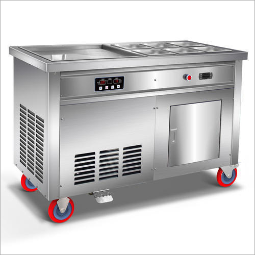 Manual Ss Tawa Ice Cream Machine