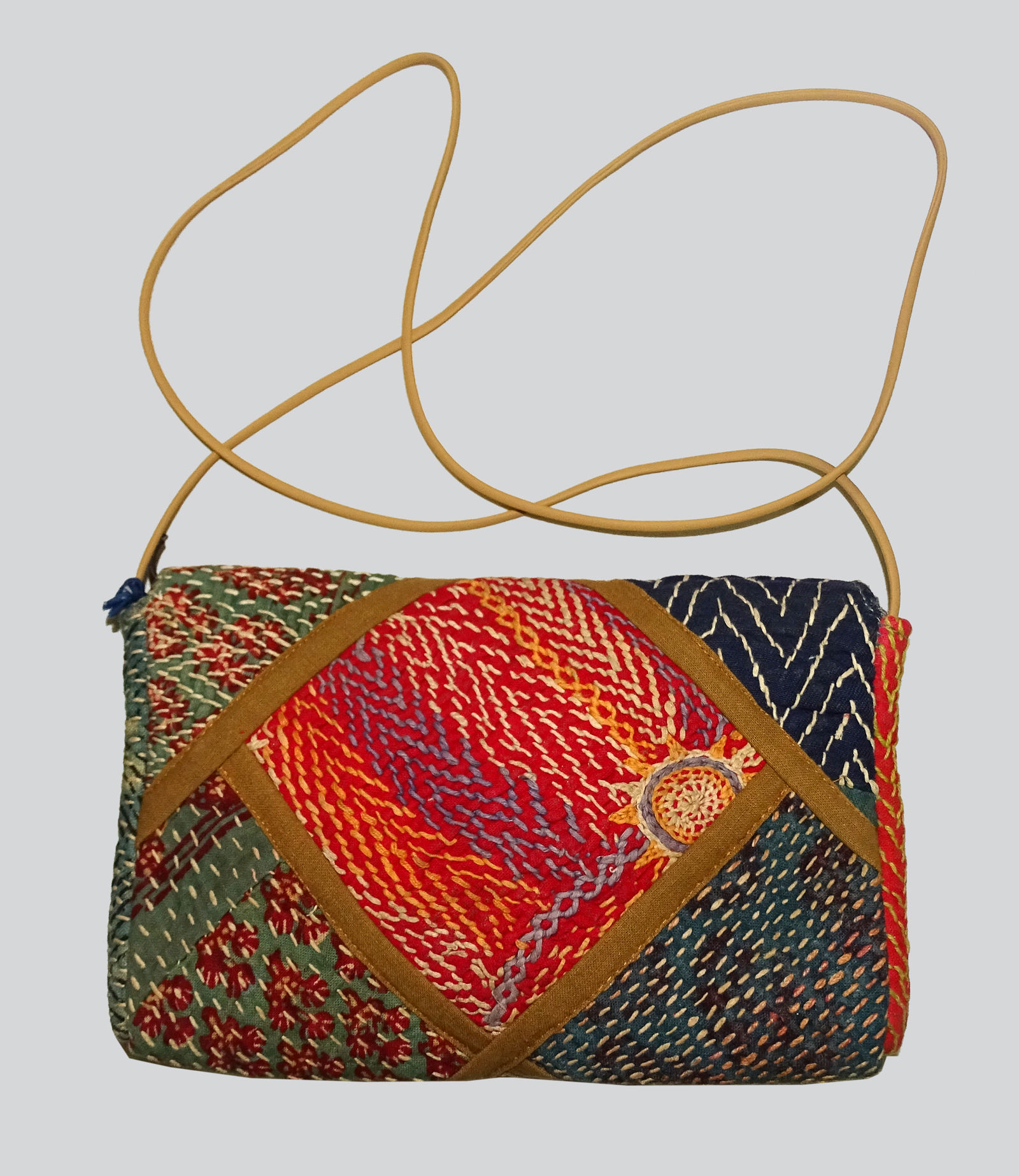 Hedrabadi Kantha Pouch Purse